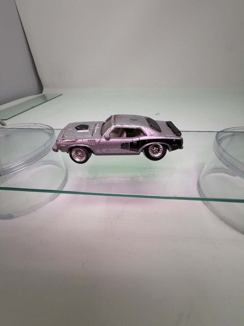 Johnny Lightning 1971 Hemi Cuda Silver Diecast Muscle Car